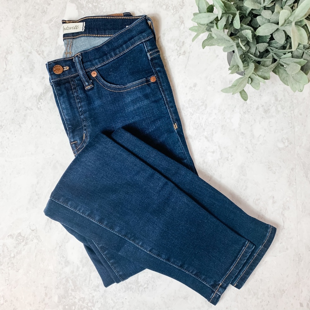 Madewell 9" Rise Skinny Jeans Larkspur Wash TENCEL